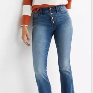 Size 27 Madewell Cali Demi Boot denim jeans